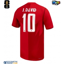 Moški Nogometni dresi Kanada Jonathan David #10 Domači SP 2026 Kratek Rokav